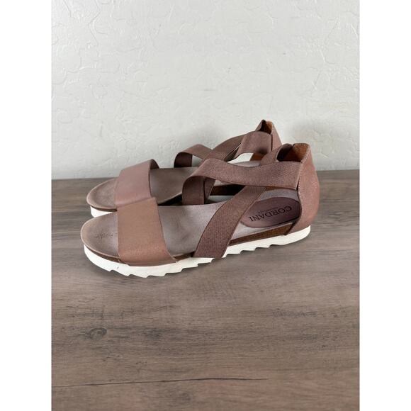 Cordani Shoes - Cordani Womens Sayger Beige Brown Ankle Strap Gladiator Sandals Size EU 38